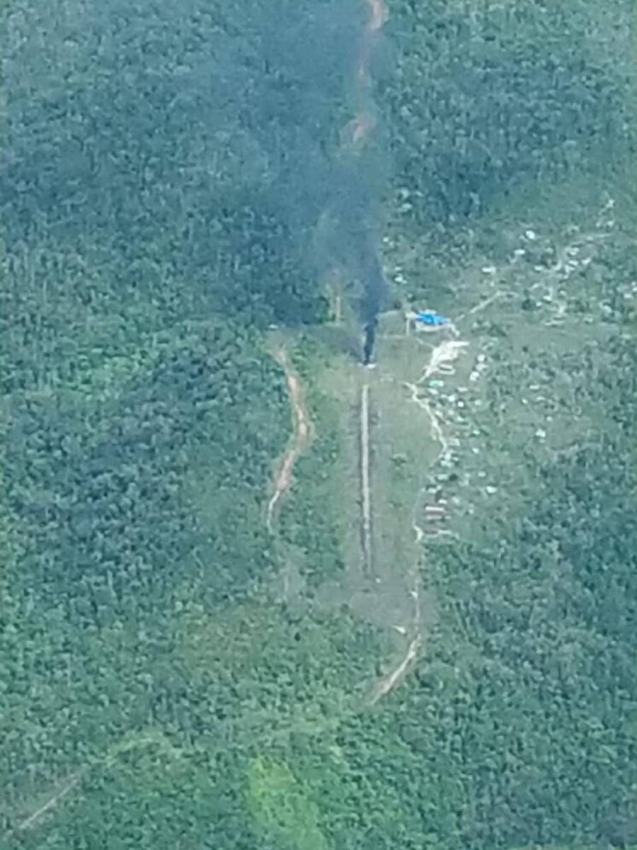 Kepulangan asap mengepul diujung Bandara Paro, Nduga Papua Pegunungan, IDN Times/ Istimewa