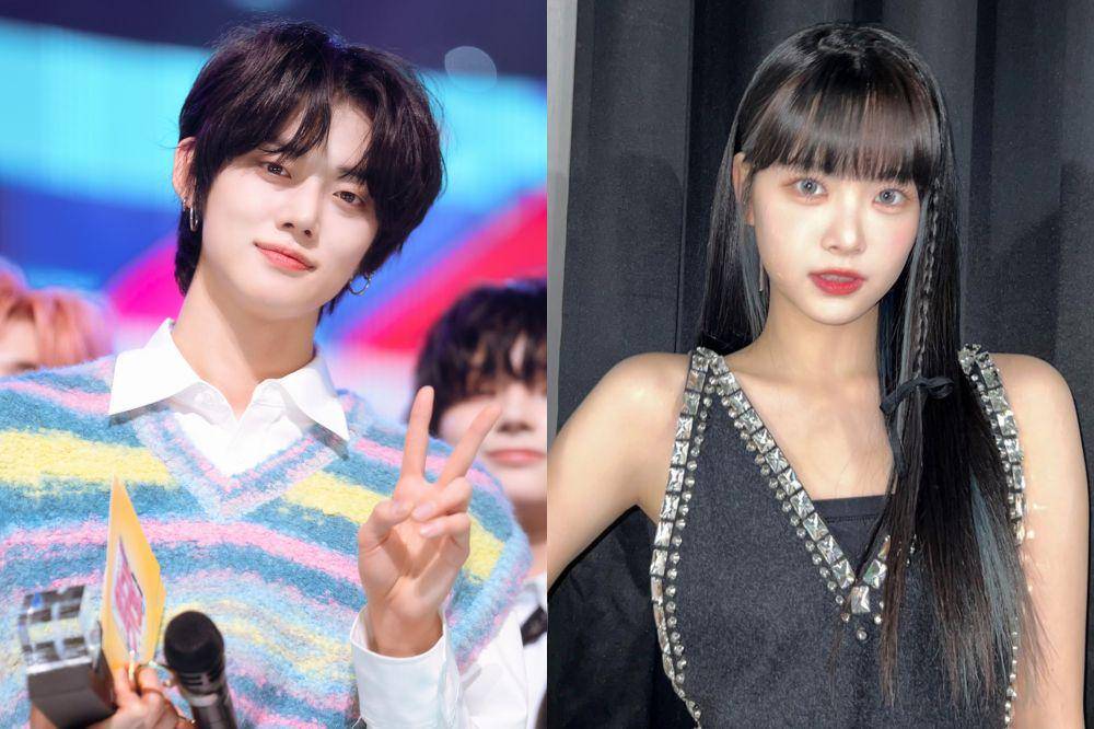 Yeonjun TXT (dok. SBS/Inkigayo) | Eunchae LE SSERAFIM (twitter.com/IM_LESSERAFIM)