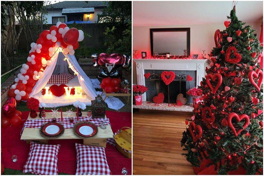 kolase potret dekorasi Valentine bagus (instagram.com/deco_rosy | instagram.com/homeinspiration38)