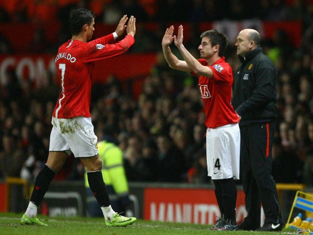 Zoran Tosic menggantikan Cristiano Ronaldo. (manutd.com)