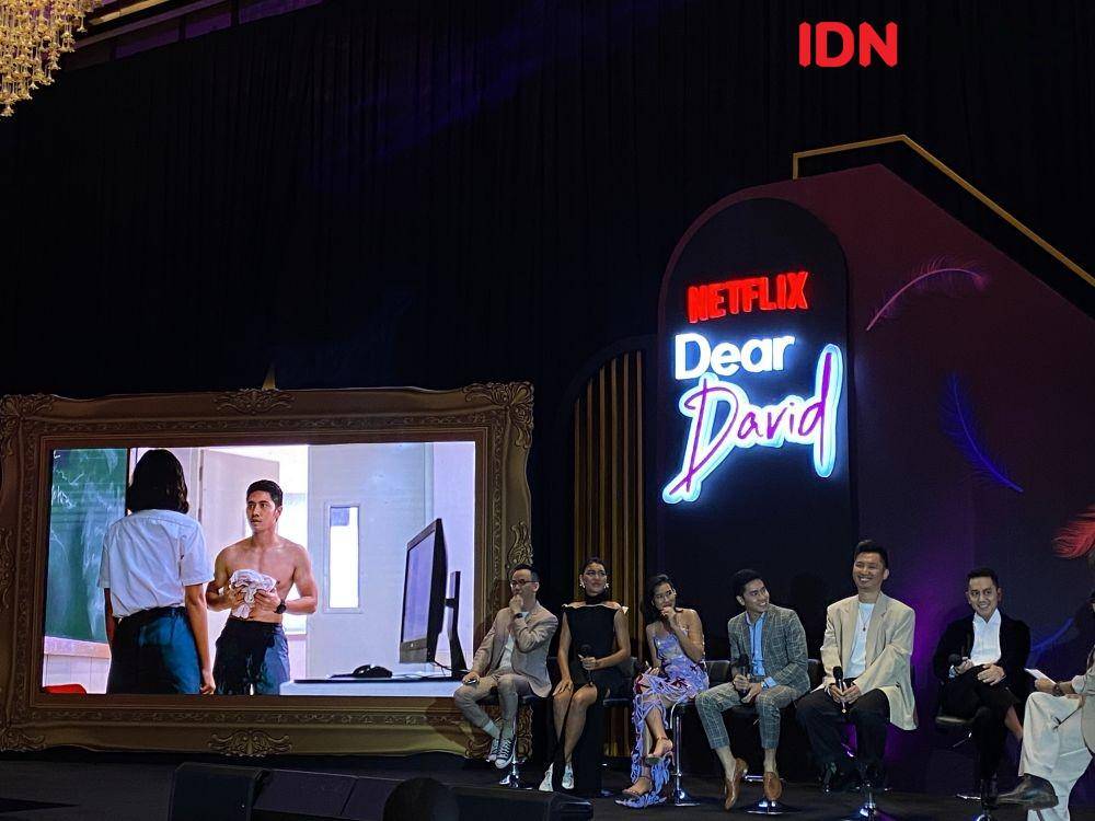 keseruan press conference dear David (dok.IDN Times/Stephanie Risyana)