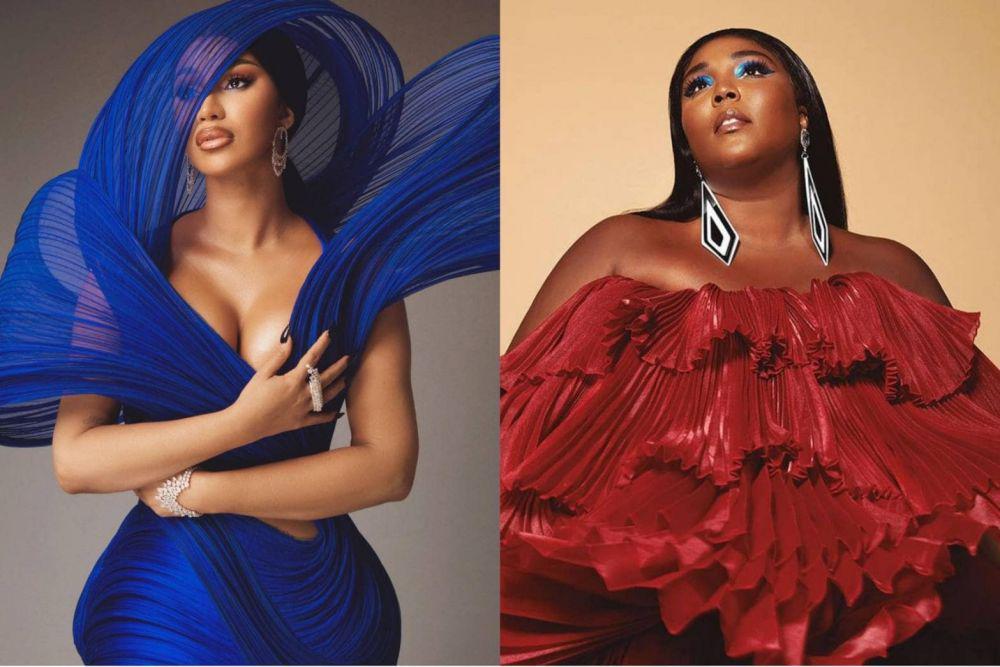 9 Adu Gaya Dress Cardi B vs. Lizzo, Siapa Lebih Nyentrik?