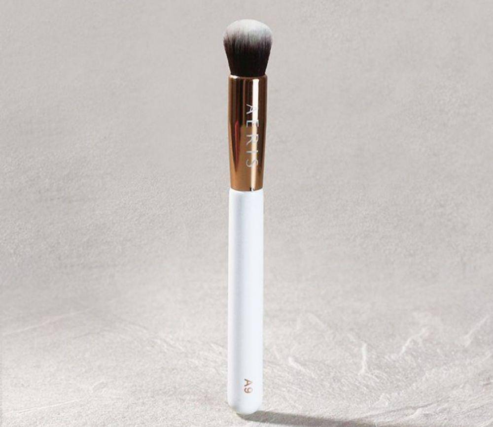Aeris Beaut Quartz A9 Mini Round Contour Brush (shopee.co.id/cantik_online)