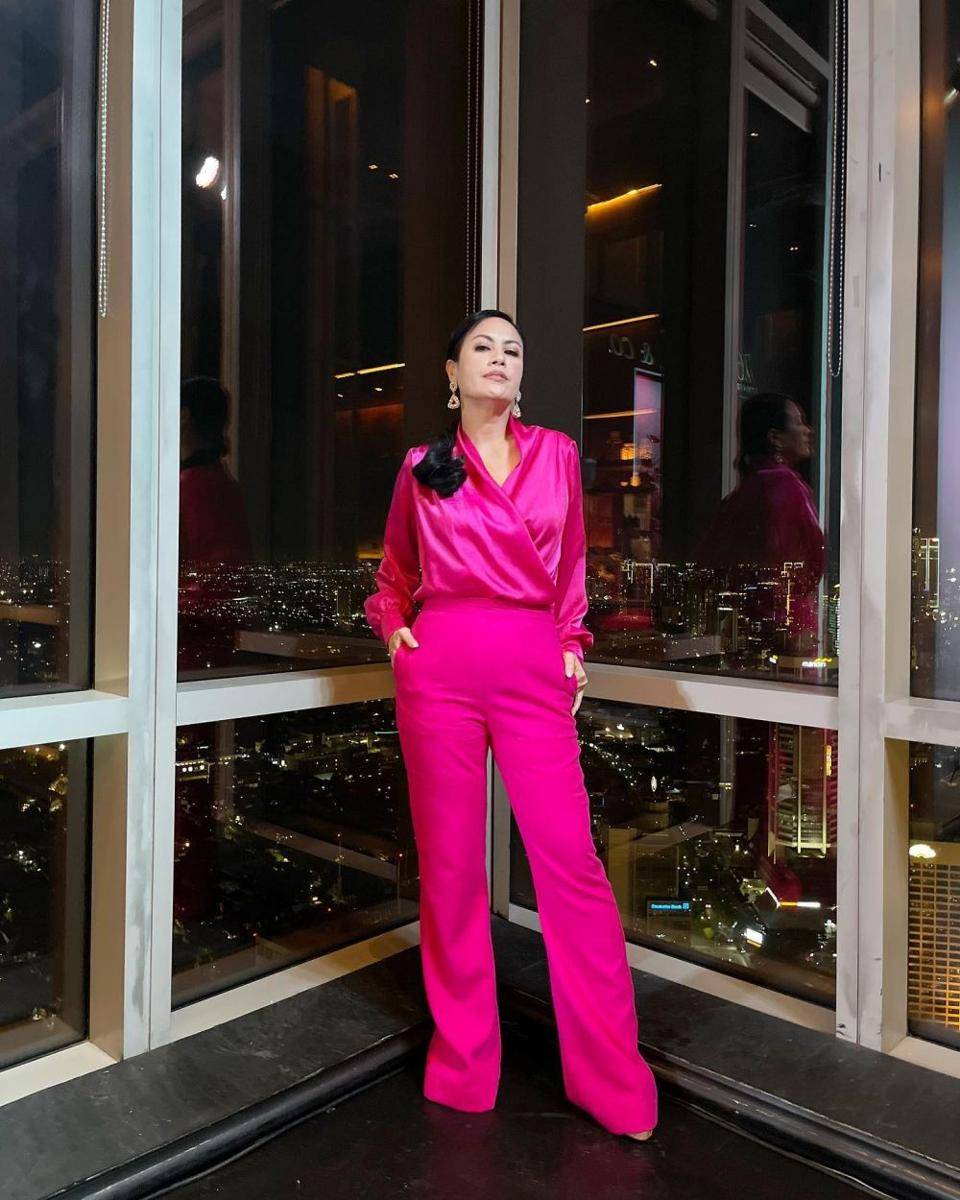 OOTD pakai long pants ala Cynthia Lamusu (instagram.com/cynthia_lamusu)