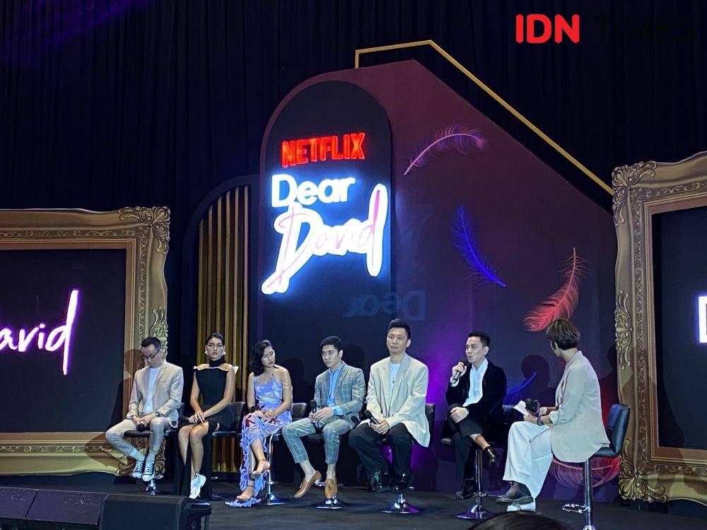 konferensi pers dear David (dok.IDN Times/Stephanie Risyana)