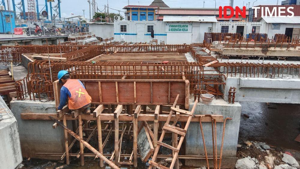 Siasati Penurunan Tanah, Dermaga Pelabuhan Tanjung Emas Ditinggikan 2,1 Meter
