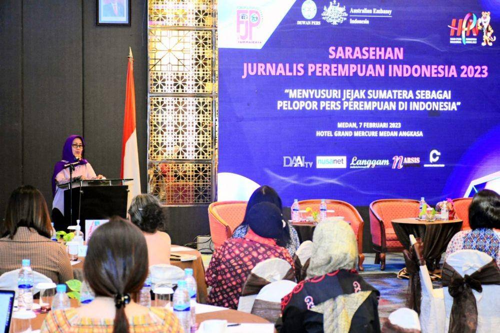 Sarasehan jurnalis perempuan Indonesia di HPN 2023, Selasa (7/2/2023) (Dok.Istimewa)