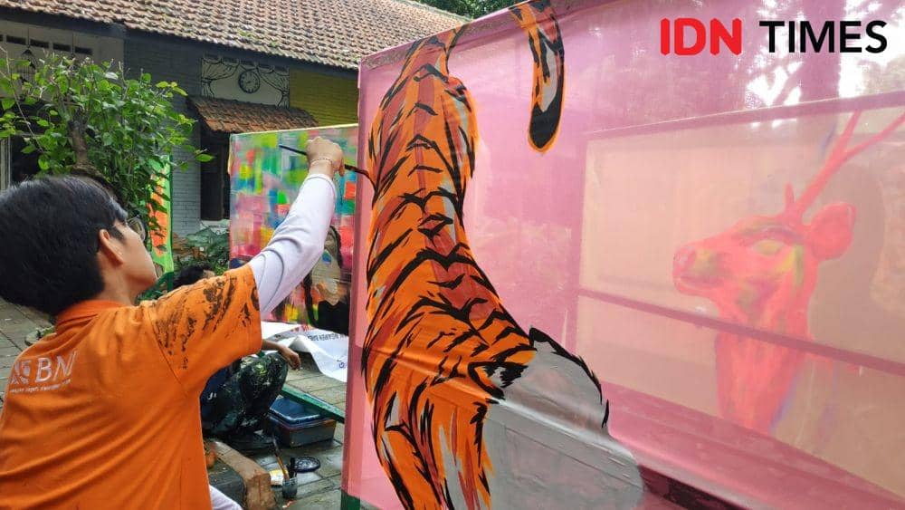 Kebun Binatang Surabaya dipercantik. (IDN Times/Zumrotul Abdin)