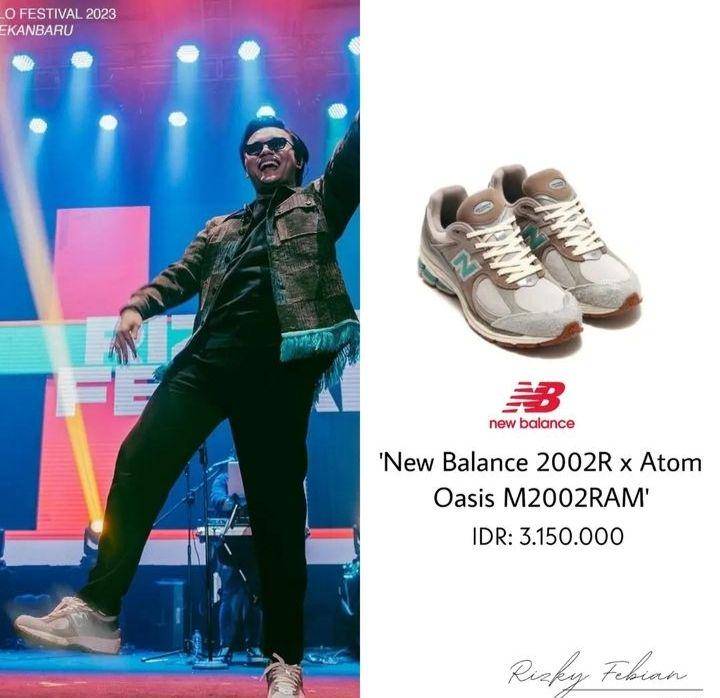 harga sepatu Rizky Febian (instagram.com/fashion.rizkyfebian)