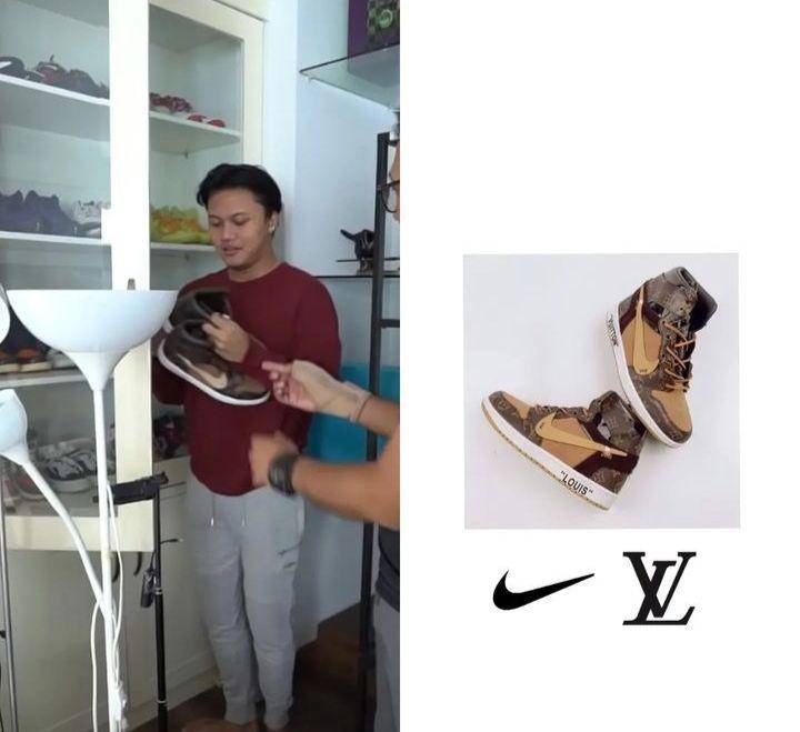 harga sepatu Rizky Febian (instagram.com/fashion.rizkyfebian)