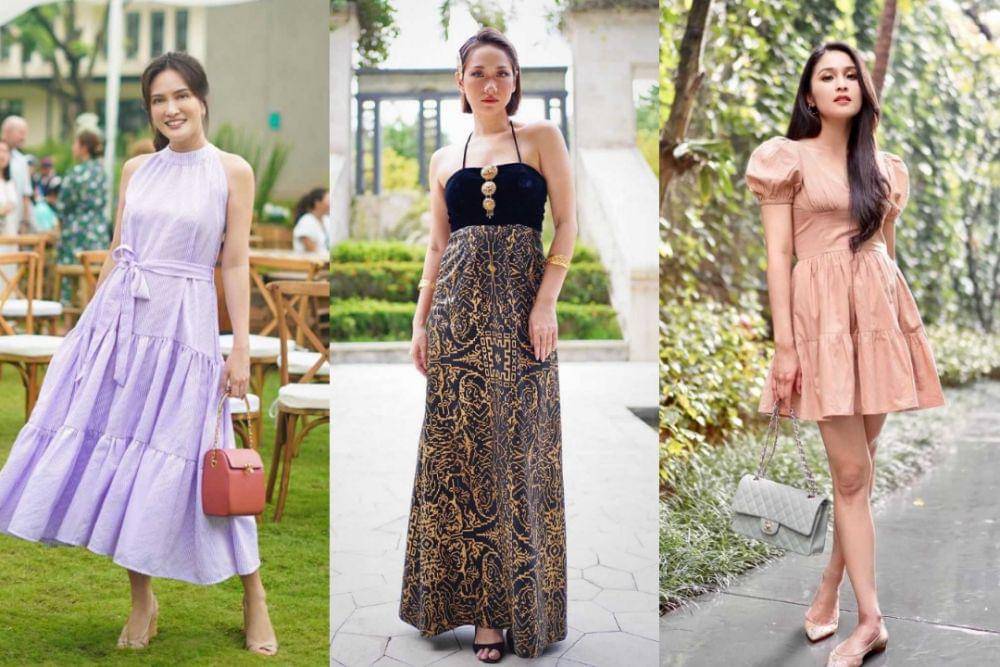 kolase potret artis dengan outfit outdoor party (instagram.com/shandyaulia | instagram.com/bclsinclair | instagram.com/sandradewi88)