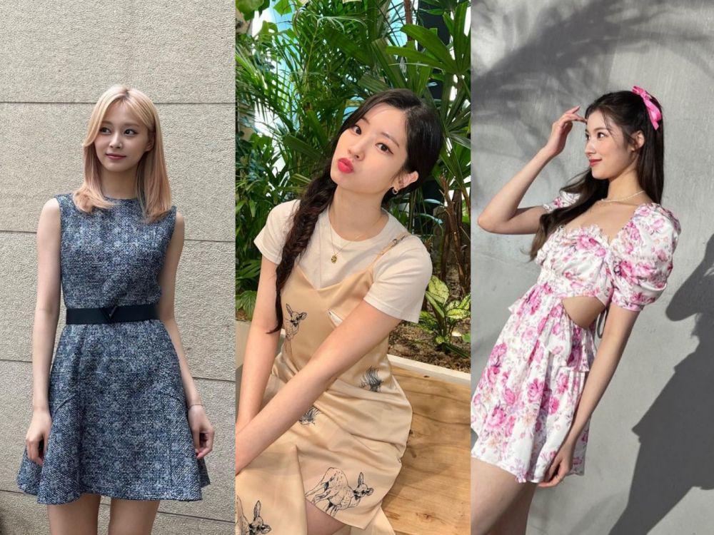 9 Inspirasi Dress Kasual ala Member TWICE yang Cocok buatValentine