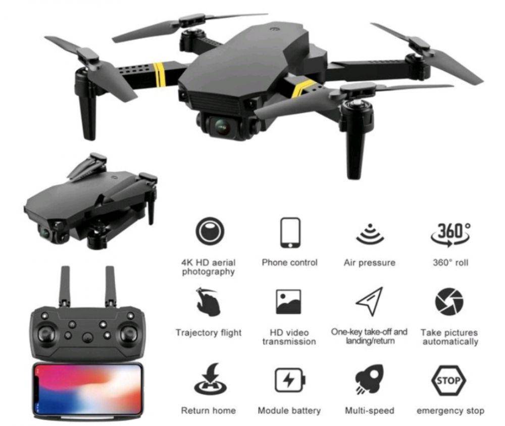 potret drone E58 Dual Shot Drone (dok. shopee/techno1818)