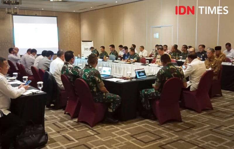 Rapat koordinasikan desain sistem pertahanan IKN Nusantara (IDN Times/Ervan)