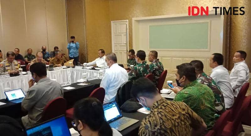 Rapat koordinasikan desain sistem pertahanan IKN Nusantara (IDN Times/Ervan)