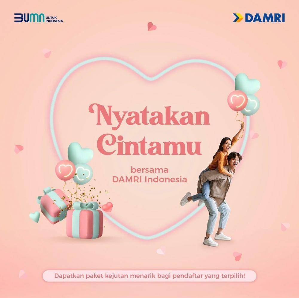 Promo Valentine 2023 dari DAMRI (instagram.com/damriindonesia)