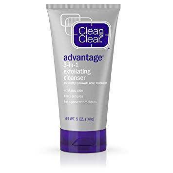Clean & Clear Adavantage 3-in-1 Exfoliating Cleanser (cleanandclear.com)
