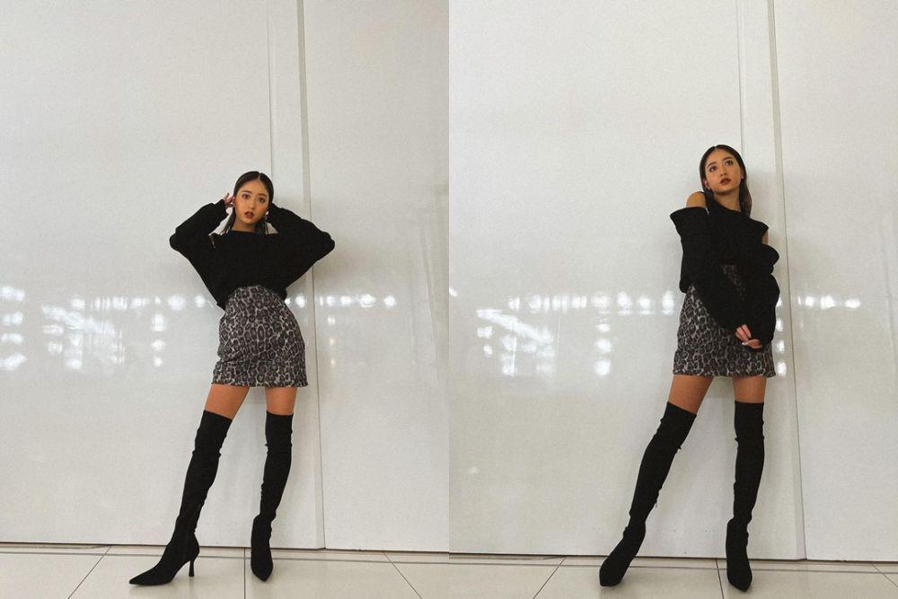 10 Inspirasi Outfit Warna Gelap ala Miyu Ikeda yang Cool dan Feminin!