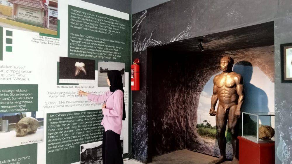Pengunjung Museum Daerah Tulungagung. (Dok.pribadi/Rangga)