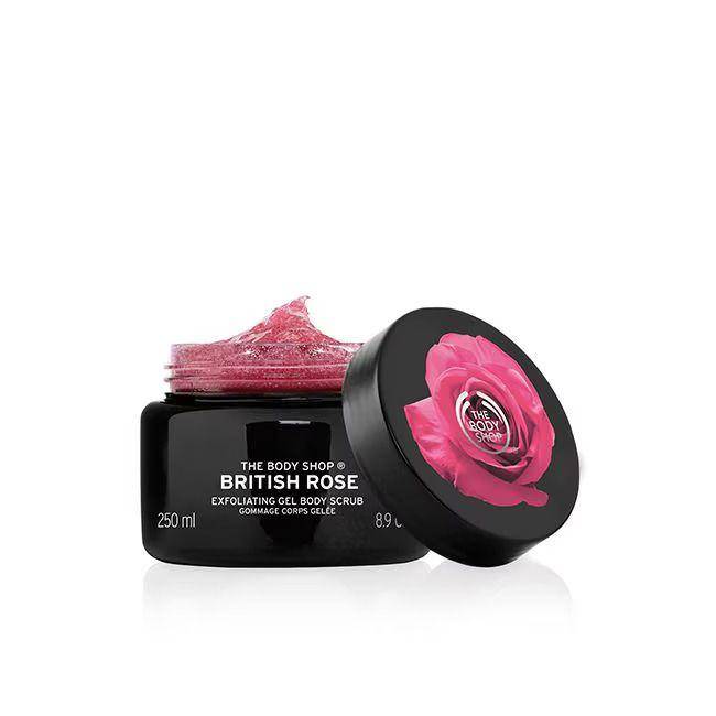 The Body Shop British Rose Exfoliating Gel Body Scrub (dok. The Body Shop)