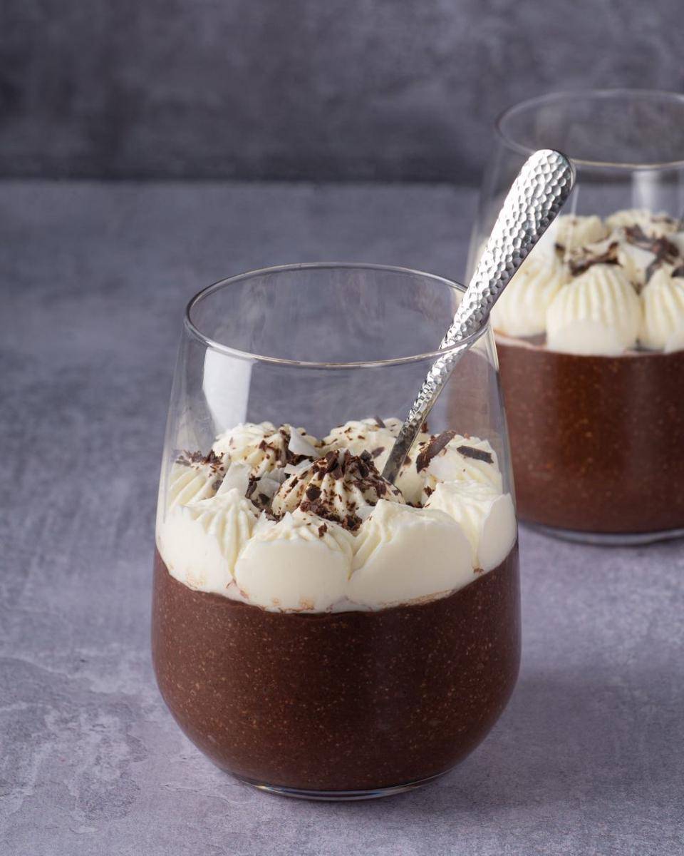 ilustrasi puding cokelat (unsplash.com/Max Griss)