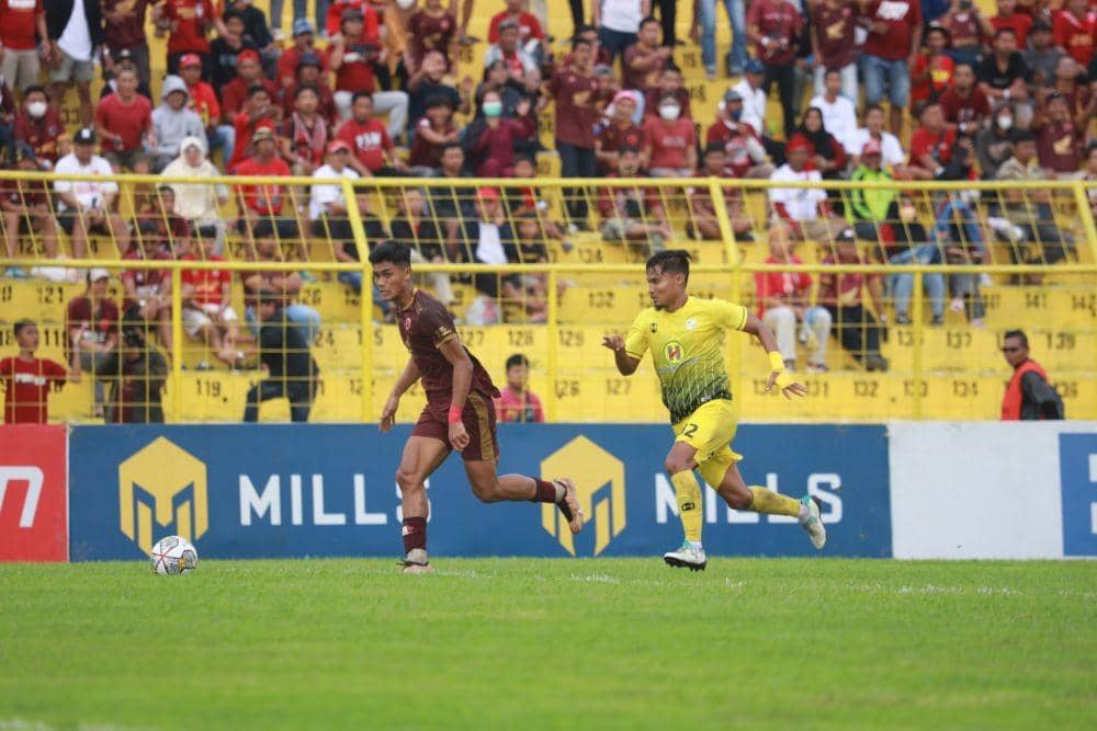 Salah satu momen pertandingan pekan ke-24 BRI Liga 1 2022-23 antara PSM Makassar versus Barito Putera yang berlangsung di Stadion Gelora BJ Habibie Parepare, Kamis 9 Februari 2023. (Dok. Ofisial PSM Makassar/Agung Dewantara)