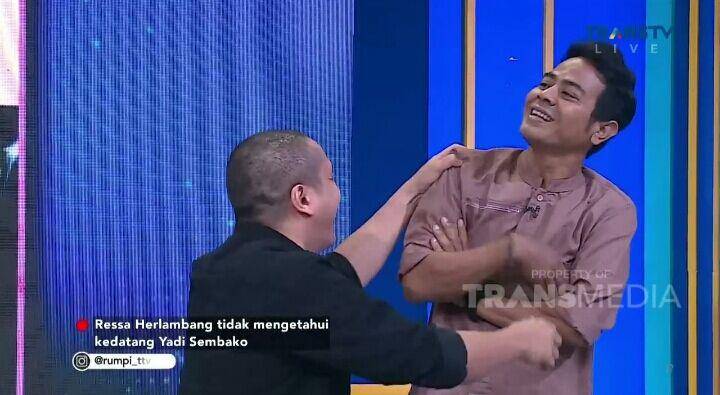 Ressa Herlambang dan Yadi Sembako (youtube.com/TRANS TV Official)