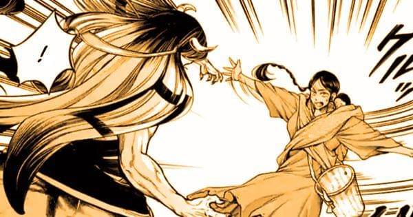 Zerofuku hampir membunuh ibu dan anak ( Dok. Comic Zenon / Record of Ragnarok )