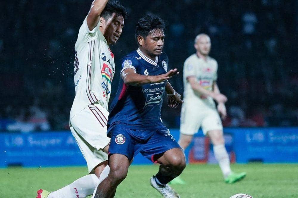 Arema FC saat menghadapi Persija Jakarta di putaran pertama Liga 1 2022/2023. (instagram.com/aremafcofficial)