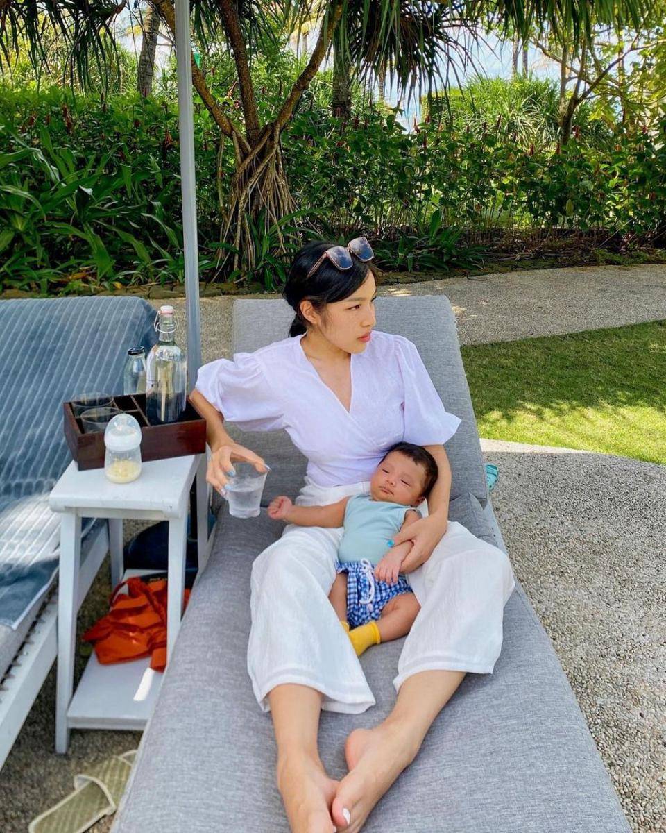 potret terbaru baby Timothee (instagram.com/tiffanysoetanto)