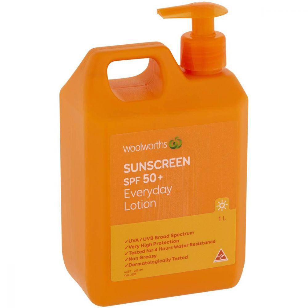 Woolworths Sunscreen SPF 50+ (woolworths.com.au)