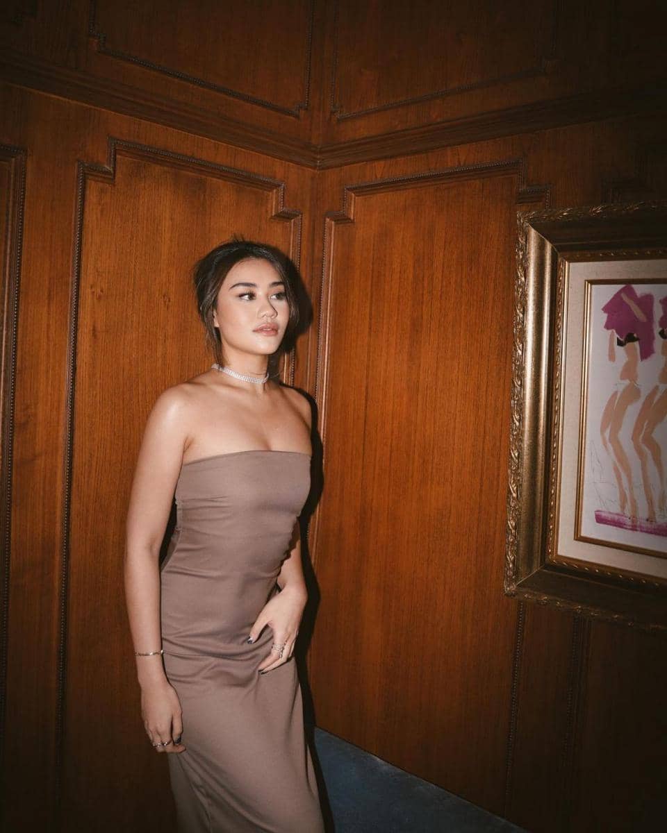 Dress kondangan Aaliyah Massaid (instagram.com/Aaliyah.massaid)