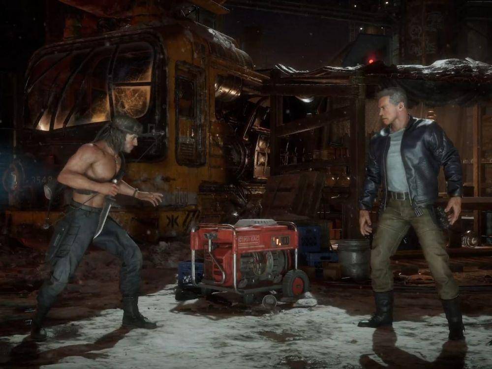 Karakter Rambo dan Terminator dimasukkan ke dalam game Mortal Kombat 11. (dok. NetherRealm Studios/Mortal Kombat 11)