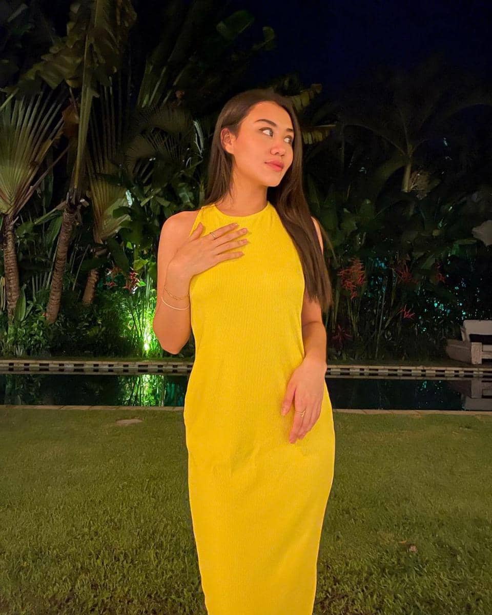 Dress kondangan Aaliyah Massaid (instagram.com/Aaliyah.massaid)