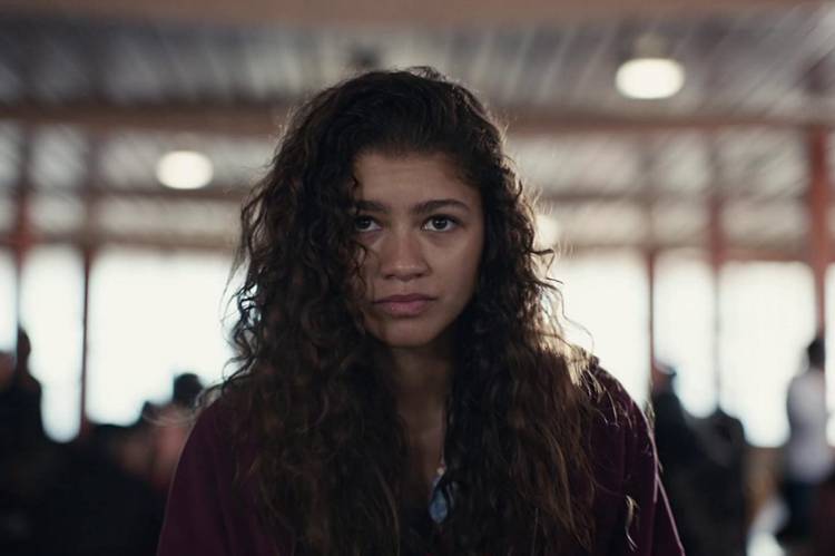 Zendaya dalam serial Euphoria (dok. A24/Euphoria)