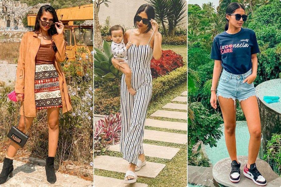 11 OOTD Liburan ala Soraya Rasyid, Effortless nan Trendi