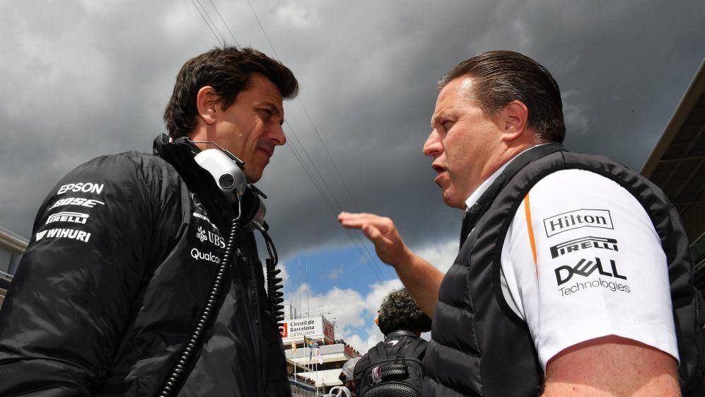 Toto Wolff dan Zak Brown (formula1.com)