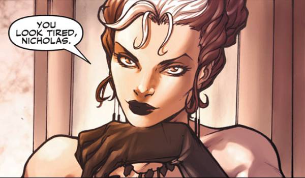 Contessa Valentina dengan pakaian bangsawan (dok. Marvel Comics/Secret Warriors)