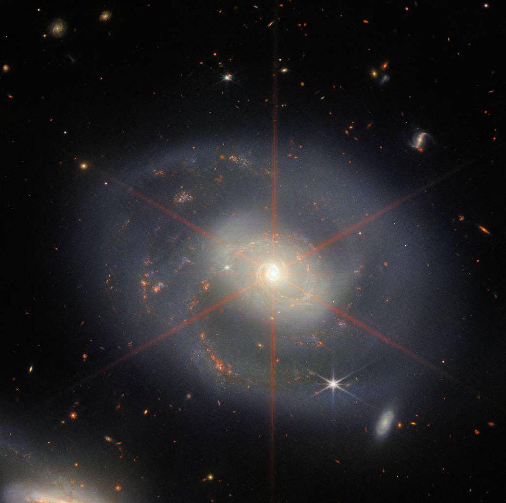 Citra galaksi NGC 7469 (nasa.gov/ESA/Webb)