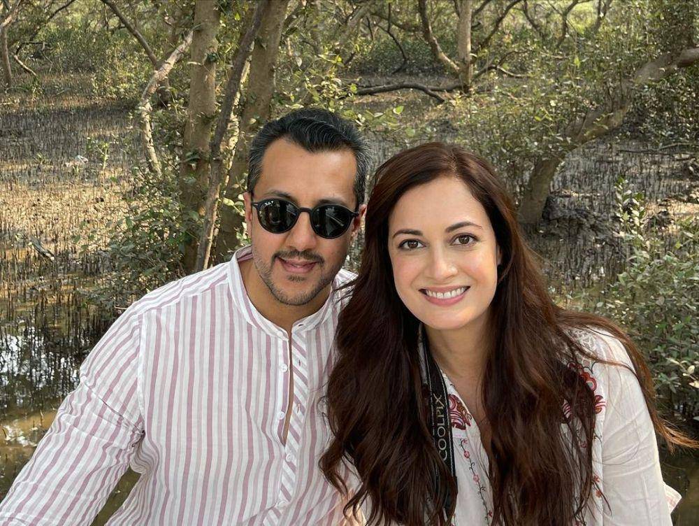 Dia Mirza dan suami (instagram.com/diamirzaofficial)