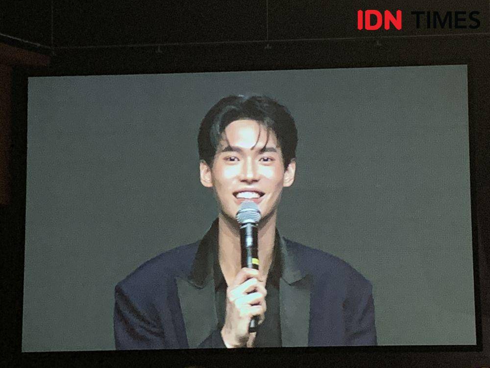 Fan Meeting Win Metawin di Kasablanka Hall, Jakarta pada Sabtu (11/2/2023) (IDN Times/Rafifa Shabira)