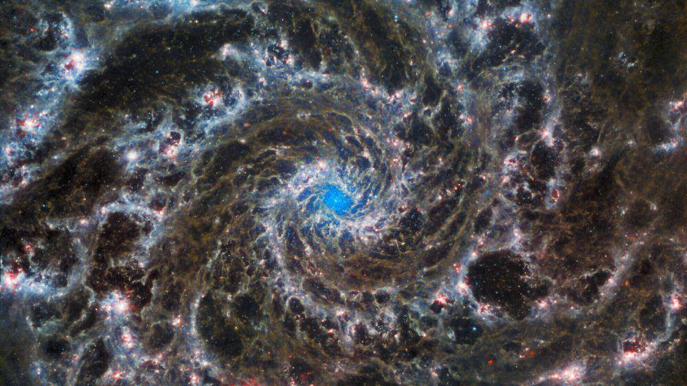 Citra galaksi M74 (esa.int/ESA/Webb)