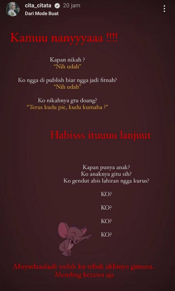 unggahan Cita Citata (instagram.com/cita_citata)