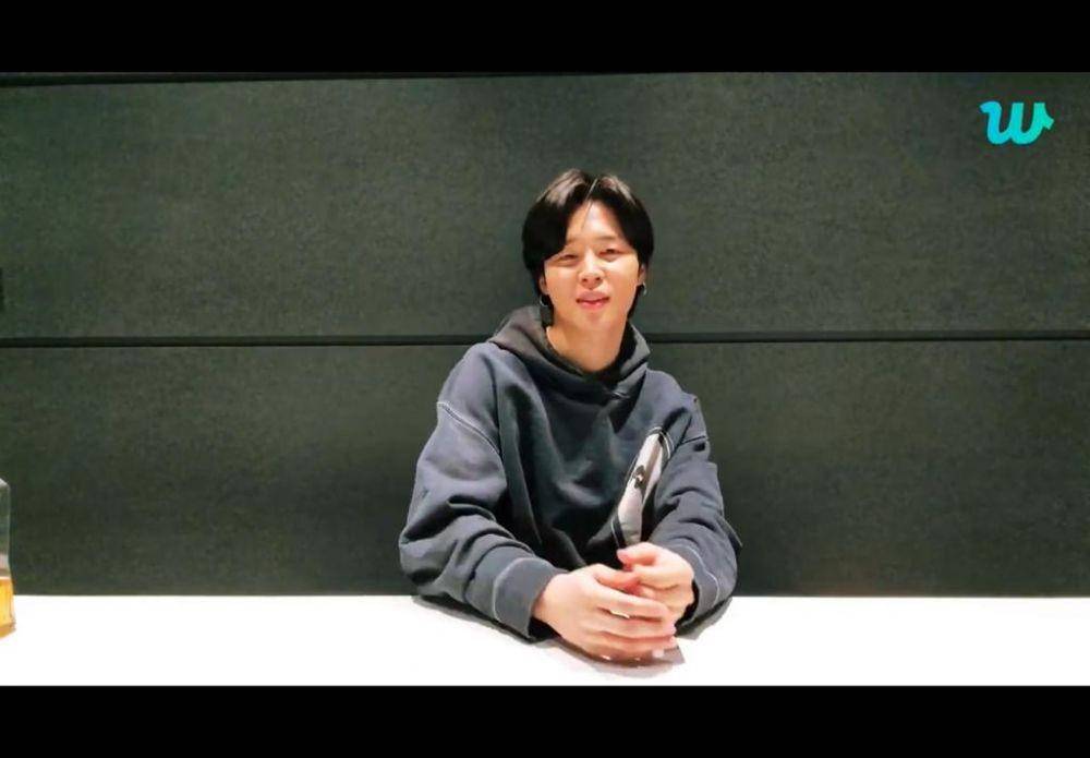 Jimin BTS di Weverse Live Jumat (10/2/2023) (dok. Weverse/BTS)