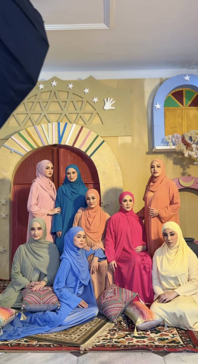 momen Geng Mamayu pemotretan (instagram.com/aurelie.hermansyah)