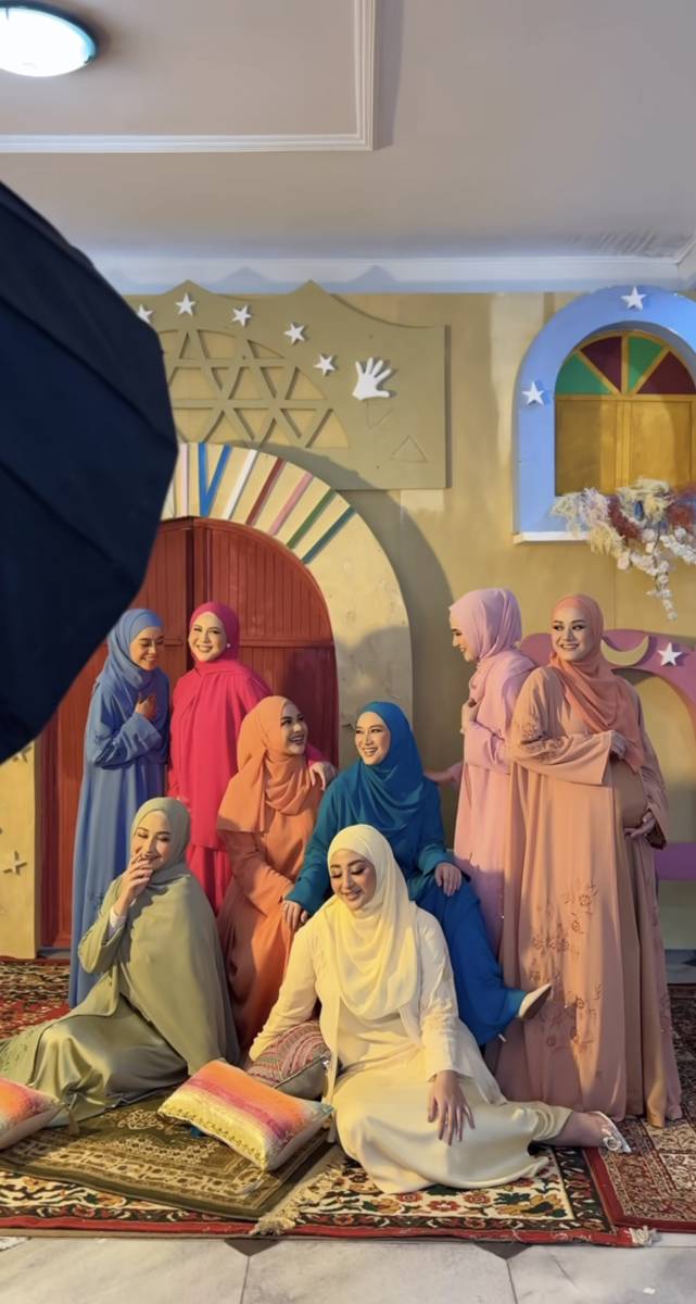 momen Geng Mamayu pemotretan (instagram.com/aurelie.hermansyah)