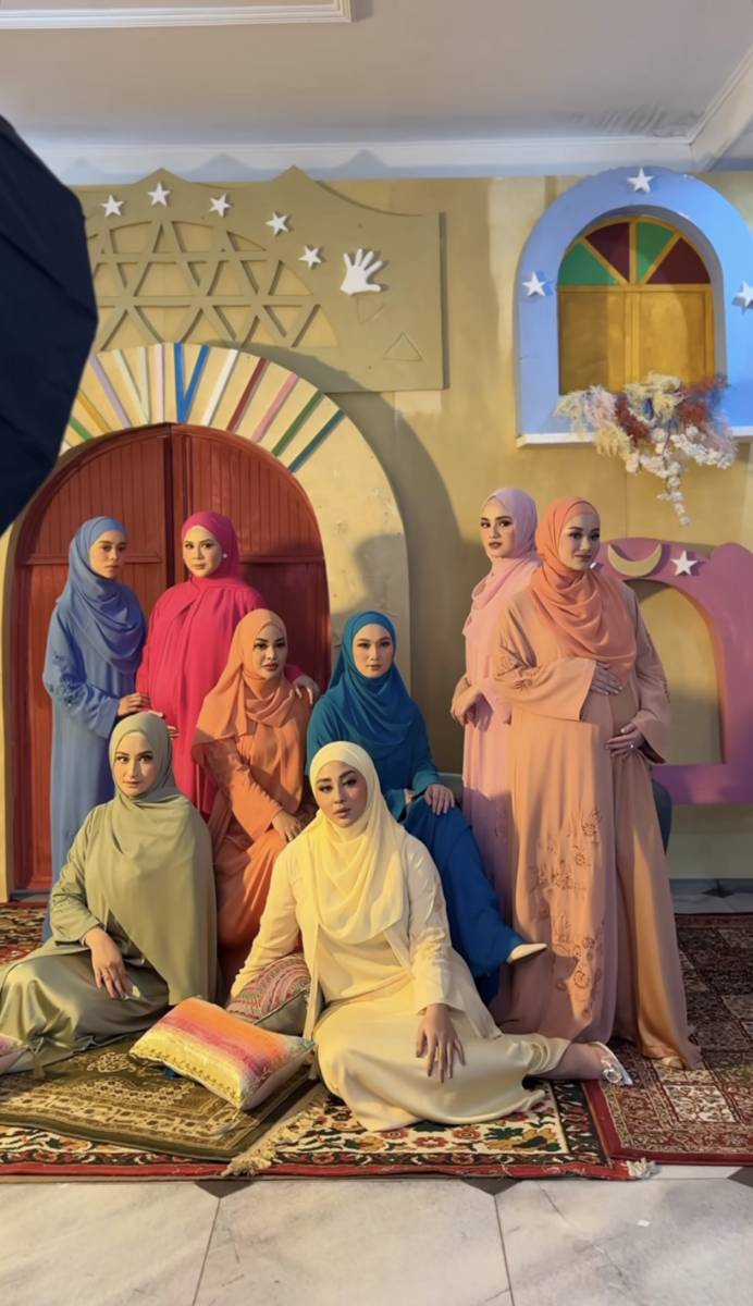 momen Geng Mamayu pemotretan (instagram.com/aurelie.hermansyah)