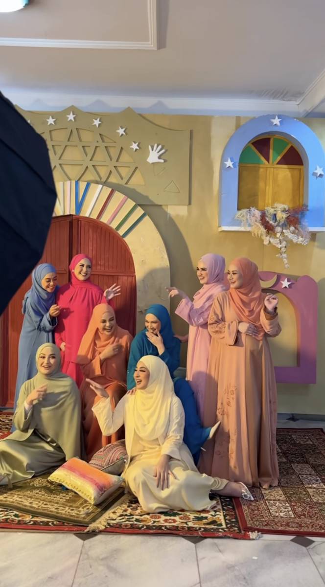 momen Geng Mamayu pemotretan (instagram.com/aurelie.hermansyah)
