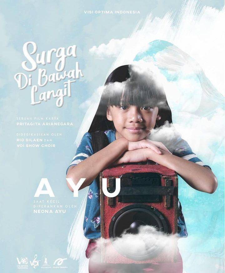 Potret Neona Ayu sebagai Ayu (instagram.com/filmsurgadibawahlangit)