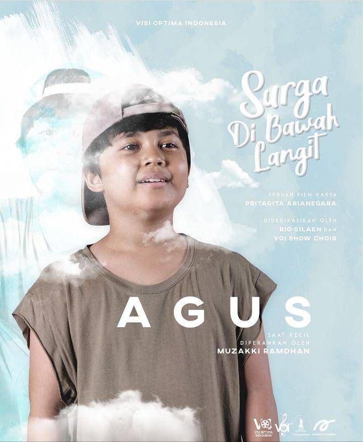 Potret Muzakki Ramdhan sebagai Agus (instagram.com/filmsurgadibawahlangit)